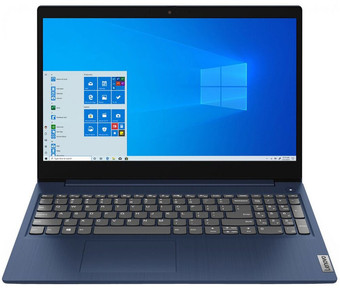 Ноутбук 15.6" FHD LENOVO IdeaPad 3 blue (Ryzen 5 5625U/16Gb/256Gb SSD/VGA int/noOS) (82RN00AGRK)