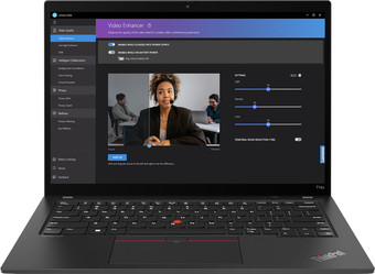 Lenovo Ноутбук Lenovo ThinkPad T14s Gen 4 Core i7-1355U/16GB/SSD512GB/14"/IPS/WUXGA/Win11Pro/black (21F6004PRT)