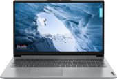 Ноутбук LENOVO IdeaPad 1 15IAU7 15.6" 1920x1080/Intel Core i3-1215U/RAM 8Гб/SSD 256Гб/Intel UHD Graphics/ENG|RUS/Windows 11 Home серый 1.63 кг 82QD00DHUS_RU