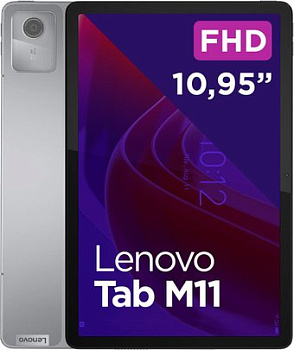 Планшет Lenovo Tab M11 TB330XU 4GB/128GB LTE (серый, с чехлом, без стилуса)